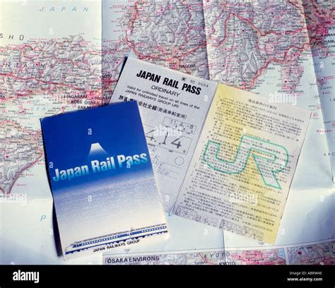 Japan rail pass map hi-res stock photography and images - Alamy