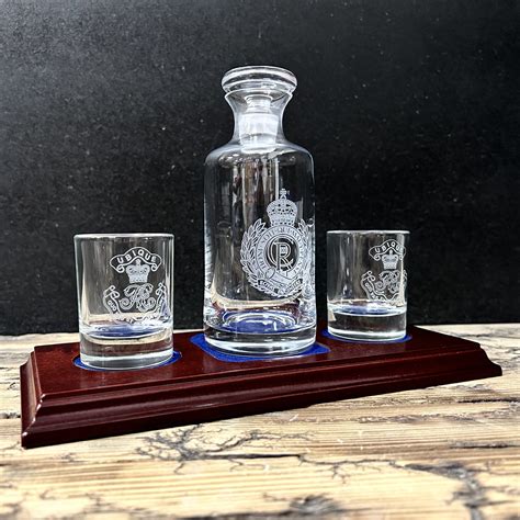 Mini 2 Shot Glass Decanter Set With Wooden Tray Pronto Images Home Of The Mess Kit Clutter Box