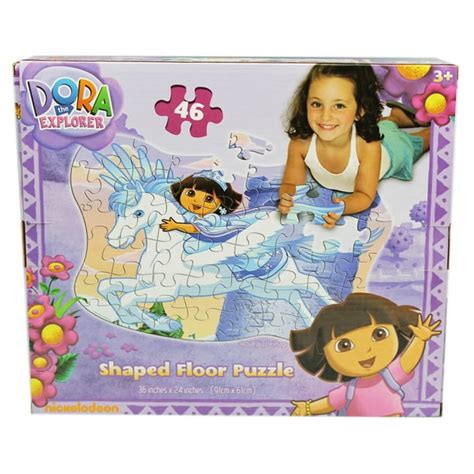 Dora The Explorer Riding Pegasus Shaped Kids Floor Puzzle 46pc