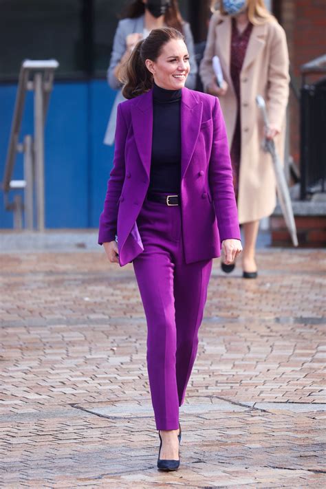 Kate Middleton Was Serving Future Queen Vibes In This Royal Purple Suit