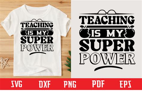 Teaching Is My Super Power Svg Design Graphic By Binasvgbundle