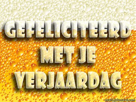 Jakosawi Gratis Wenskaarten E Cards Gefeliciteerd Bier