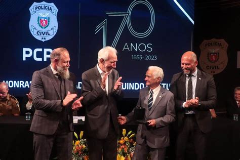 Comemoração dos 170 anos da Polícia Civil do Paraná teve homenagens e