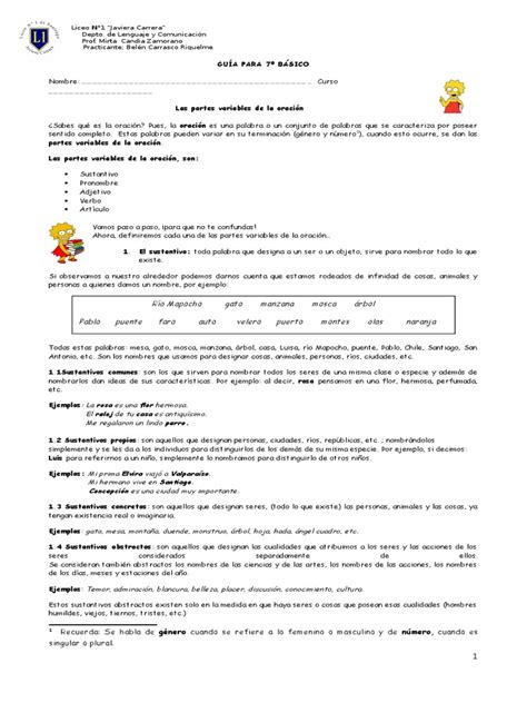 Pdf Gu Apartes Variables De La Oraci N Dokumen Tips