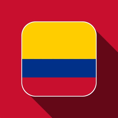 Colombia flag, official colors. Vector illustration. 11429381 Vector Art at Vecteezy