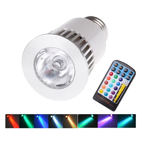 85 265V AC 5W RGB GU10 LED Spotlight Color Changing Bulb Lights With