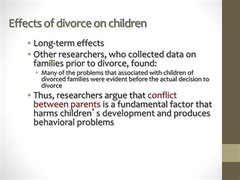 Ppt Effect Of Divorce On Children Powerpoint Presentation Free