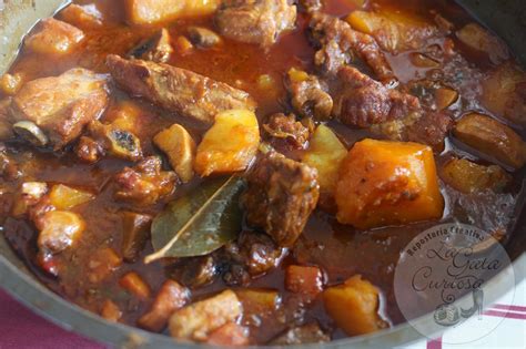 PATATAS GUISADAS CON COSTILLA DE CERDO Cocina