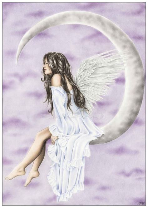 beautiful Moon Fairy, Fairy Angel, Angel Art, Angel Images, Angel Pictures, Fairy Tattoo, Angel ...