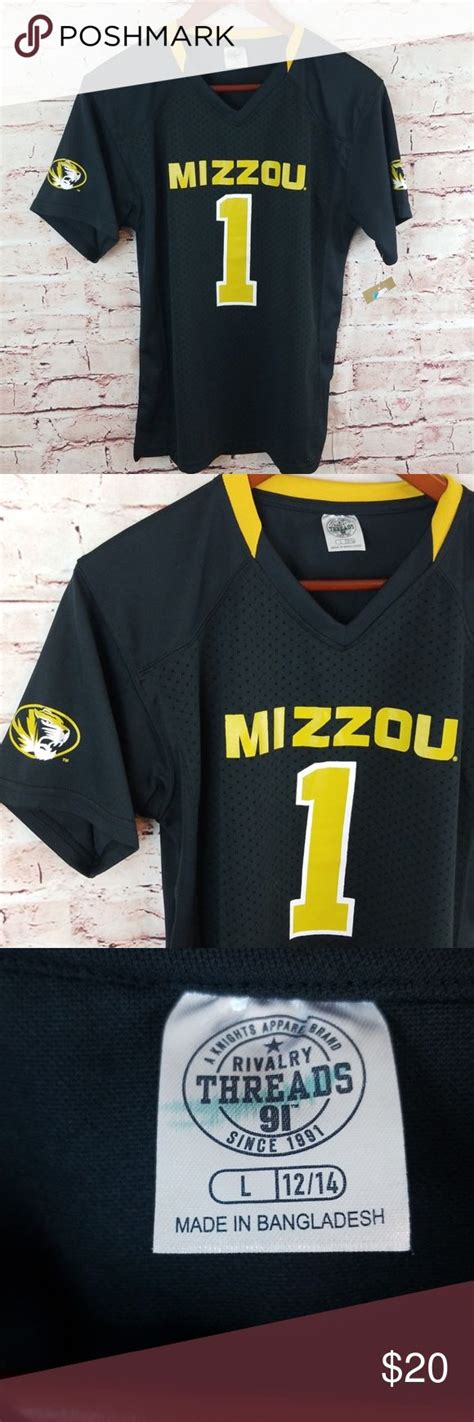 🎁nwt Mizzou Tigers Jersey Boys L 1214 Nwt In 2020 With Images