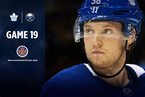 Toronto Maple Leafs Vs Buffalo Sabres Game 19 Preview Projected