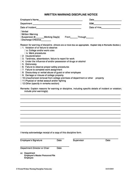 Everything You Need To Know About Employee Write Up Forms