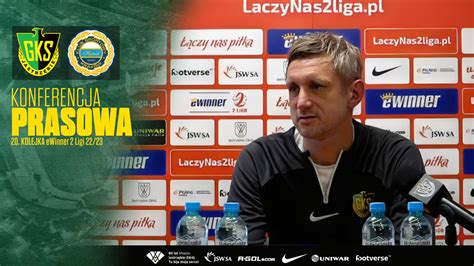 Gks Tv Konferencja Prasowa Po Meczu Z Hutnikiem Krak W