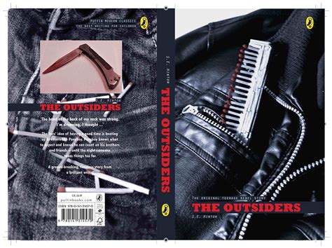 "The Outsiders (1967)" - The book cover recreation. on Behance