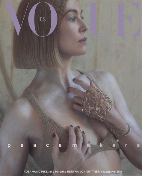 Ethereal Rosamund Pike For Vogue Czechoslovakia