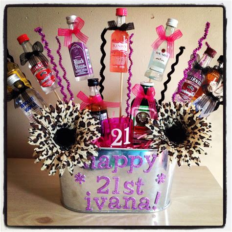 21st Birthday Basket 21st Birthday Basket Birthday Basket 21st Birthday