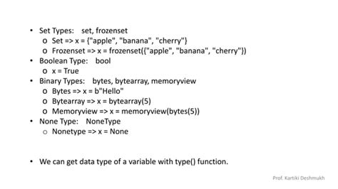 Python Variables Data Types Operators With Basic Examples PPT