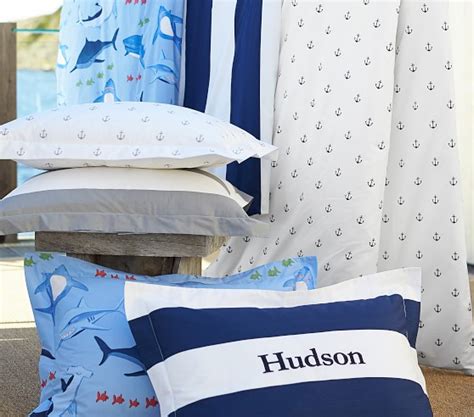 Rugby Stripe Duvet Cover | Pottery Barn Kids