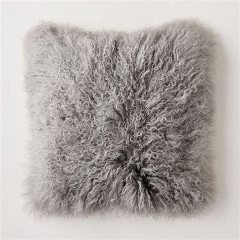 Mongolian Lamb Pillow Cover West Elm