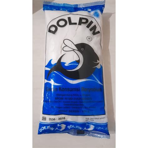 Jual Garam Dolphin 500 Gram Konsumsi Beryodium PROMO MURAH HALAL