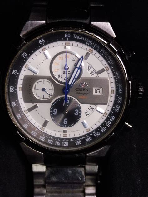 Orient chronograph watch, Men's Fashion, Watches & Accessories, Watches ...