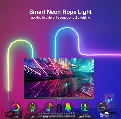 Smart Led Neon Rope Lights Vesync Store