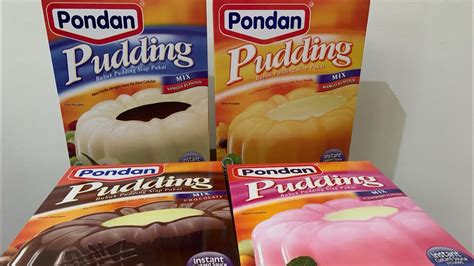 Pudding Pondan Rasa Coklat Strawberry Vanilla Mangga Youtube