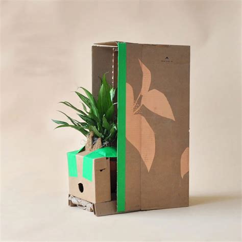 Free Sample Custom Printed Corrugated Cardboard Live Plant Shipping Packaging Plant Boxes For