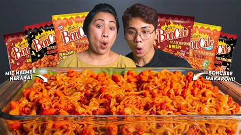 Extreme Mukbang Mie Nyemek Ner4ka Boncabe Makaroni Krispi Ft Mama🥵 Youtube