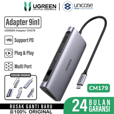 Promo Adapter Converter Hub In Ugreen Usb Type C Pd Hdmi K Rj