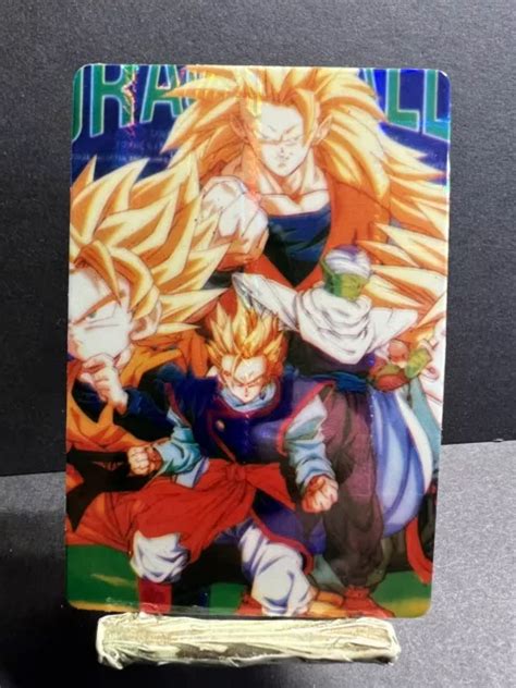 DRAGON BALL Z GT Vending Machine Prism Sticker Card Goku D38 0 95