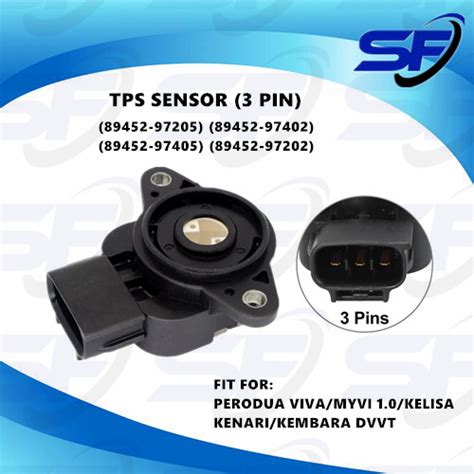 Perodua Viva Myvi Kelisa Kenari Kembara Dvvt Throttle Body Sensor