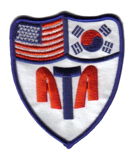 American Taekwondo Association Ata Patch American Taekwondo