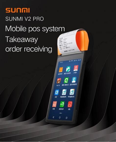 Sunmi V Pro Android Pos Terminal Wireless G Nfc Portable Mobile