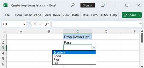 Excel de Açılır Listelerde Uzmanlaşma Kapsamlı Bir Kılavuz