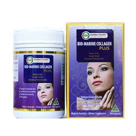 Viên Uống Golden Health Bio Marine Collagen Plus Hộp 100 Viên Khỏe Là Được