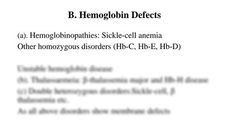 Solution What Is Classification Of Hemolytic Anemia Studypool