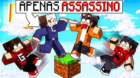 UM ASSASSINO Em APENAS Um BLOCO No MINECRAFT YouTube