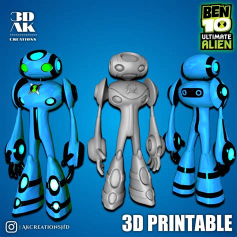 3D file Ultimate Echo Echo - Ben 10 3d Print Ready Model 🦸・3D printing