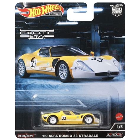 風火輪 Hot Wheels 汽車文化 膠胎 EXOTIC ENVY ALFA ROMEO STRADDLE 蝦皮購物