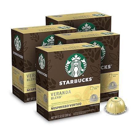 Amazon Starbucks By Nespresso Blonde Roast Veranda Blend Coffee Count Single Serve