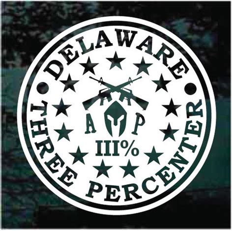 1776 Three Percenter Car Decals And Stickers Decal Junky