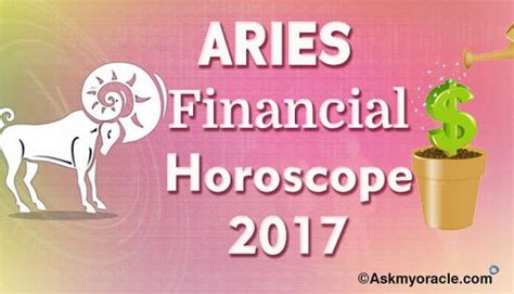 aries financial horoscope aries money horoscope predictions
