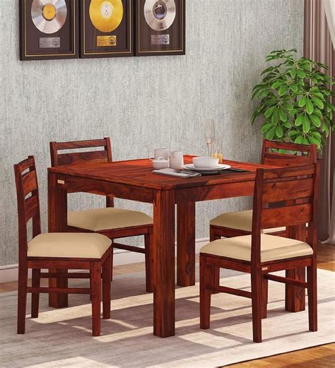 Vinod Furniture House Solid Sheesham Wood Dining Set Seater Living