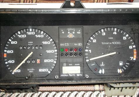 Приборная панель — Volkswagen Golf Mk2, 1,6 л, 1990 года | электроника ...