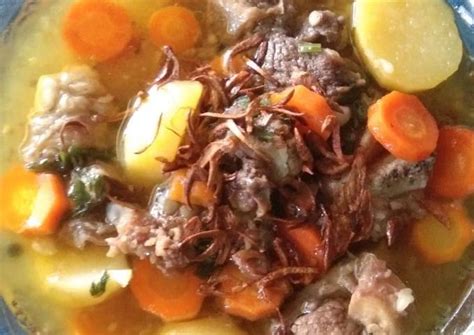 Resep Sup Tulang Sapi Oleh Septia Aja Cookpad