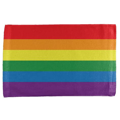 Rainbow Gay Pride Flag All Over Hand Towel Walmart