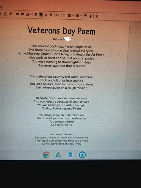 Veterans Day Poem