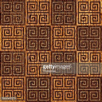 Abstract Paneling Pattern Seamless Background Cassette Floor Stock