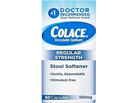 3pk Colace Stool Softener 100 Mg Capsules 60ct